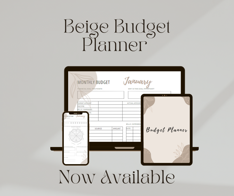 Beige Budget Planner